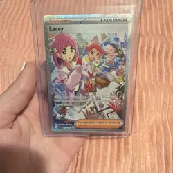 Pokemon Lacey 172/142 Sv07 Stellar Crown Special Illustration Rare Holo Card - Image 1