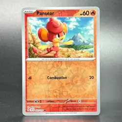Pokemon Scarlet & Violet: Surging Sparks #022/191 Pansear Reverse Holofoil - Image 1