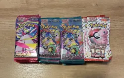 Pokemon TCG JPN Booster Packs Mega Gardevoir, Battle Partners, 151 Lot 110 Packs - Image 1