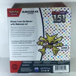 Pokemon Scarlet & Violet 151 Alakazam EX Collection Box New Factory Sealed - Image 5