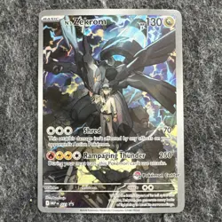 Pokemon TCG N’s Zekrom Pokemon Center Stamped Promo, 031, Ascended Heros, NM - Image 1