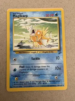 Pokemon - Base Set 2 - Magikarp 035/102 - Uncommon LP - Image 1