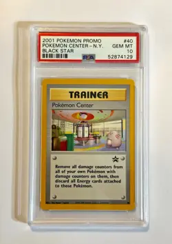 Pokemon Center New York Black Star Promo #40 2001 PSA 10 Gem Mint - Image 1