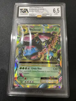 2016 Pokemon XY Evolutions M Venusaur EX Holo Rare 2/108 - NM - Image 1