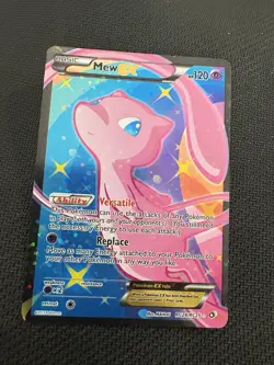 Pokemon Mew EX Full Art Ultra Rare Holo Legendary Treasures RC24/RC25 HP120 - Image 1