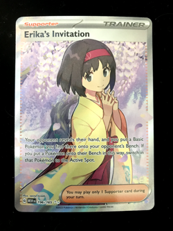 Pokemon Scarlet & Violet 151: Erika's Invitation 196/165 NM - Image 1