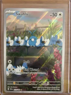 Swablu 213/182 Paradox Rift Pokemon English Illustration Rare 2023 - Image 1