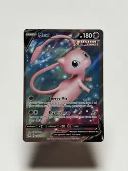 Mew V 250/264 Pokemon Fusion Strike Holo Full Art Ultra Rare Near Mint 2021 - Image 1