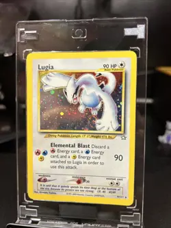🍥Pokemon TCG Neo Genesis Lugia 9/111 Holographic Swirl Rare🤍 - Image 2