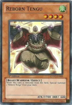 Yugioh! MP Reborn Tengu - EXVC-EN000 - Super Rare - 1st Edition Moderately Playe - Image 1