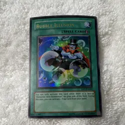 Bubble Illusion DP1-EN024 Spell Holo Konami Yu-Gi-Oh TCG - Image 1