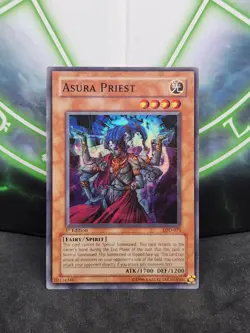 Yugioh Asura Priest LOD-071 Super Rare 1st Edition NM - Image 1