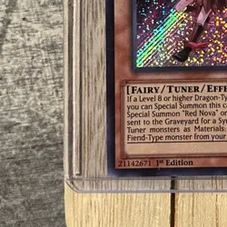 YuGiOh Red Nova Secret Rare 1st Dragons of Legend: Unleashed DRL3-EN017 English - Image 5