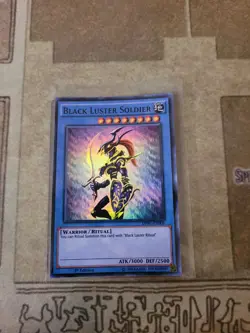 YUGIOH BLACK LUSTER SOLDIER DPBC-EN006 SUPER 1ST ED NM - Image 1