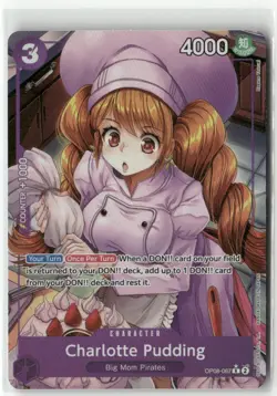 Charlotte Pudding (067) (Parallel) OP08-067 Two Legends NM One Piece Anime Card - Image 1