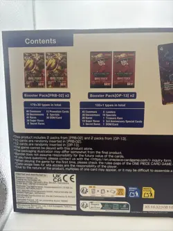 One Piece CCG Illustration Box Volume 5 and 6 PRB-02 OP-13 English Sealed - Image 4