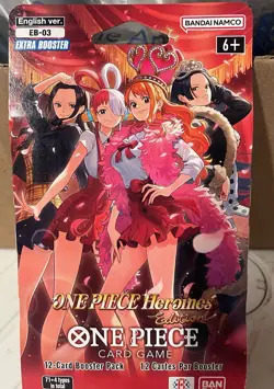 One Piece TCG Heroines Edition EB-03 Sleeved Booster Pack New - Image 1