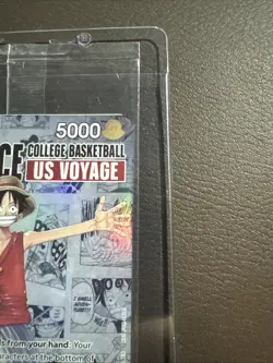 One Piece Promotion Card - Monkey.D.Luffy (055) SEALED College Basketball US NEW - Image 5