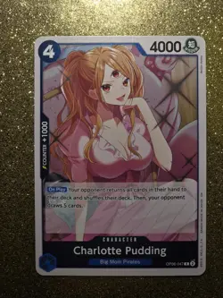 One Piece Wings of the Captian•Charlotte Pudding•OP06-047•R - Image 1