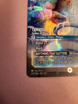 Disney Lorcana Tamatoa - Seeker Of Shine (Enchanted) Winterspelll N/M - Image 2