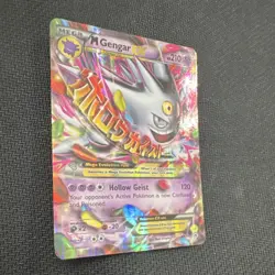 Pokemon M Gengar EX Full Art Promo Holo XY XY166 HP210 Mega Card - Image 3