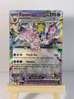 Pokemon TCG Espeon EX Double Rare Prismatic Card 034/131 - Image 1