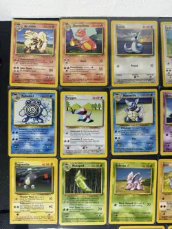 Vintage Pokemon Lot 131 Cards – Base/Jungle/Fossil/Rocket – WOTC Era UC/C - Image 2