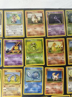 Vintage Pokemon Lot 131 Cards – Base/Jungle/Fossil/Rocket – WOTC Era UC/C - Image 3