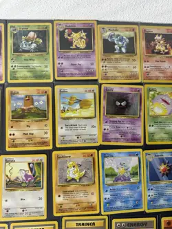 Vintage Pokemon Lot 131 Cards – Base/Jungle/Fossil/Rocket – WOTC Era UC/C - Image 4