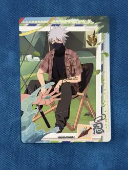 Kakashi Hatake NRV01-PU-004L4 English Naruto Kayou Card Heavens Scroll NM - Image 1
