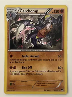 Pokemon Garchomp TCG Holo Rare Card Breakpoint 70/122 - Image 1