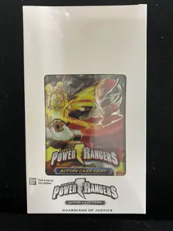 Bandai Power Rangers Guardians of Justice Series 2 Action Card Game Box Sealed - Image 1