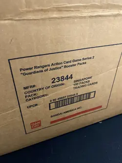 Bandai Power Rangers Guardians of Justice Series 2 Action Card Game Box Sealed - Image 4