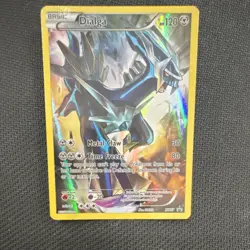 Pokemon TCG Dialga Full Art Promo Holo XY XY77 HP120 Basic Card Card Stock - Image 1