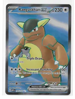 Kangaskhan ex 190/165 Pokemon 151 Scarlet & Violet Holo TCG Card NM - Image 1