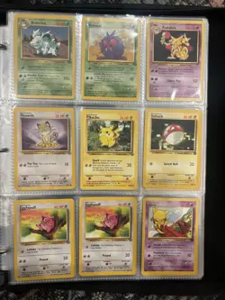 “125 Pokemon Cards 1999 WOTC Base Set Jungle Fossil Bulk Lot – Vintage - Image 3