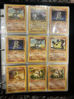 “125 Pokemon Cards 1999 WOTC Base Set Jungle Fossil Bulk Lot – Vintage - Image 5