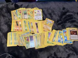 Vintage Pokemon Card Lot (180+) Base Fossil Jungle Commons Uncommons LP-NM Cond - Image 1