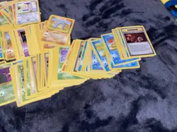 Vintage Pokemon Card Lot (180+) Base Fossil Jungle Commons Uncommons LP-NM Cond - Image 4