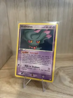 Pokemon Misdreavus 25/109 EX Team Rocket Returns Rare Regular 60 HP Card - Image 1