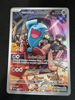 Team Rocket's Wobbuffet 203 Sv: Scarlet & Violet Promo Cards Holo - Image 1