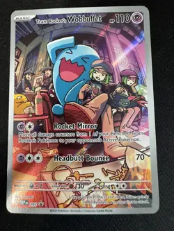 Team Rocket's Wobbuffet 203 Sv: Scarlet & Violet Promo Cards Holo - Image 1
