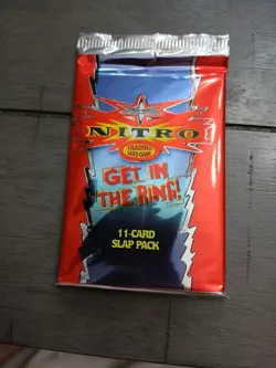 27- Packs Of NITRO GET IN THE RING Trading Card Game - Image 1