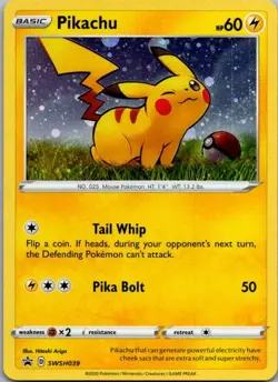 Pikachu - Promo SWSH: Sword & Shield Promo Cards SWSH039 NM - Image 1