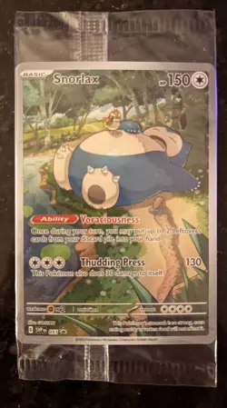 Snorlax Promo SV: Scarlet & Violet Promo Cards 051 NM sealed - Image 1