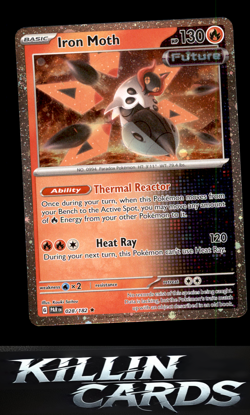 Iron Moth - 028/182 (Cosmos Holo) 028/182 Pokemon Rare Miscellaneous Cards & Pro - Image 1