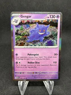 Gengar 094/165 - Holo Rare Scarlet & Violet 151 Pokemon TCG Card - NM - Image 1