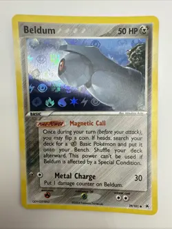 Beldum 29/101 EX Hidden Legends Reverse Holo Uncommon Pokemon Card - Image 3