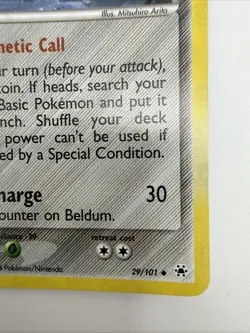 Beldum 29/101 EX Hidden Legends Reverse Holo Uncommon Pokemon Card - Image 5