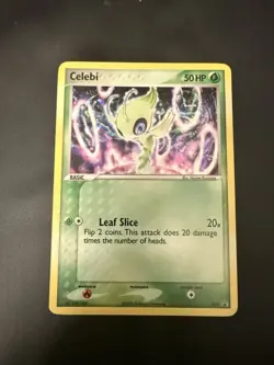 Pokemon TCG Celebi Nintendo Black Star Promos 29 Holo Promo Card LP - Image 1